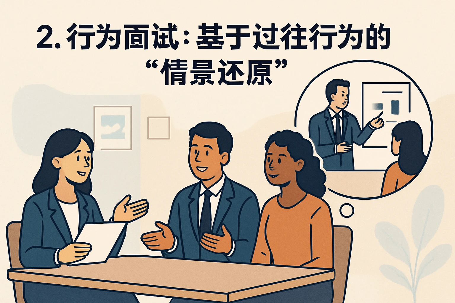 2. 行为面试：基于过往行为的“情景还原”