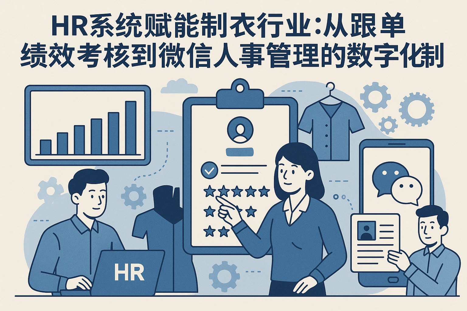 HR系统赋能制衣行业：从跟单绩效考核到微信人事管理的数字化转型
