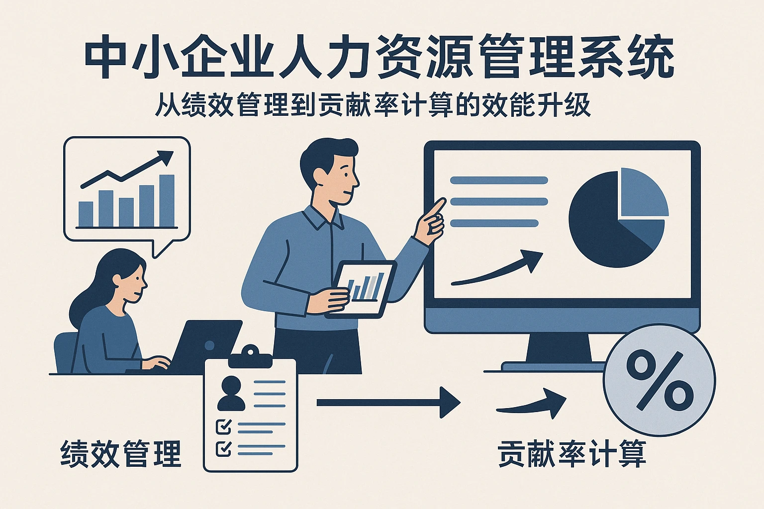 中小企业人力资源管理系统：从绩效管理到贡献率计算的效能升级
