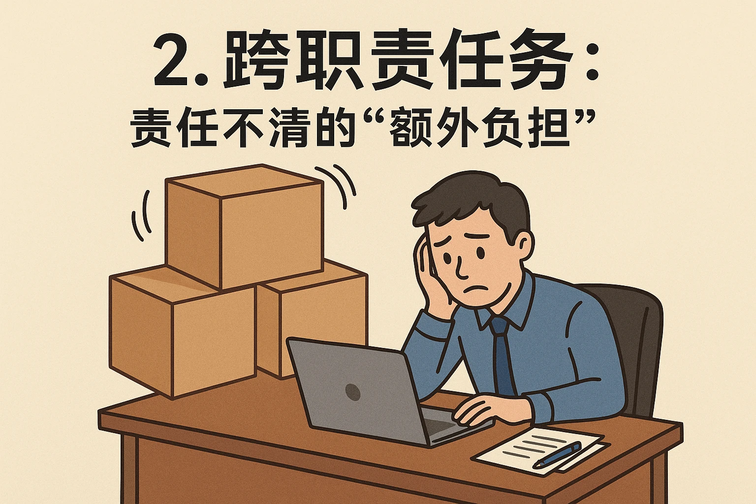 2. 跨职责任务：责任不清的“额外负担”