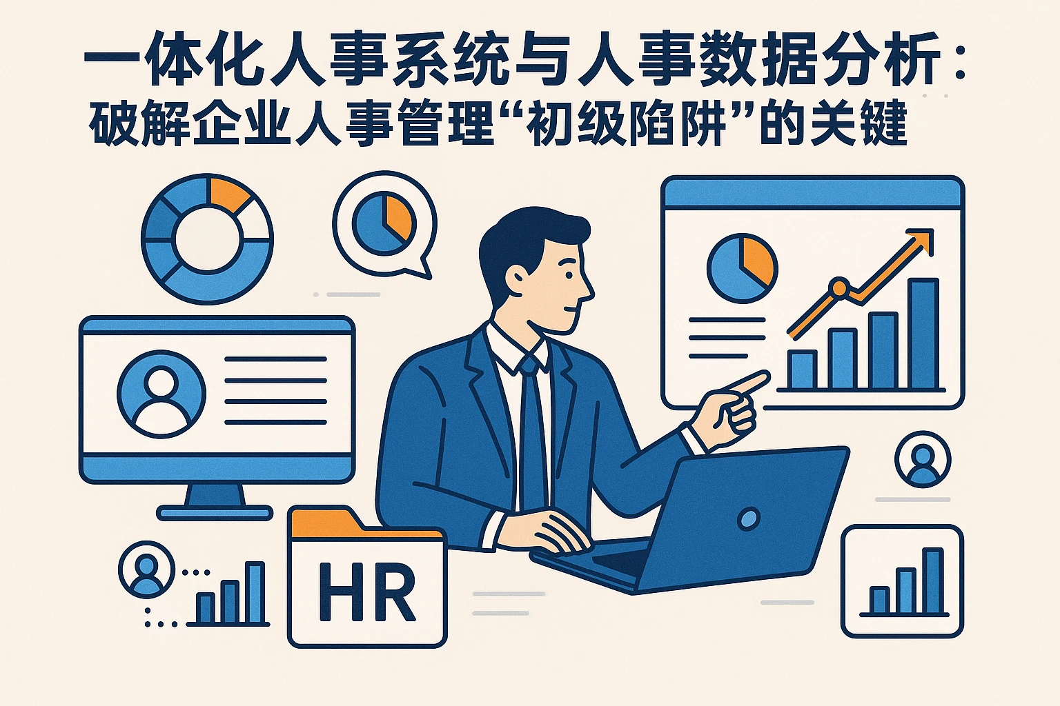 一体化人事系统与人事数据分析：破解企业人事管理“初级陷阱”的关键