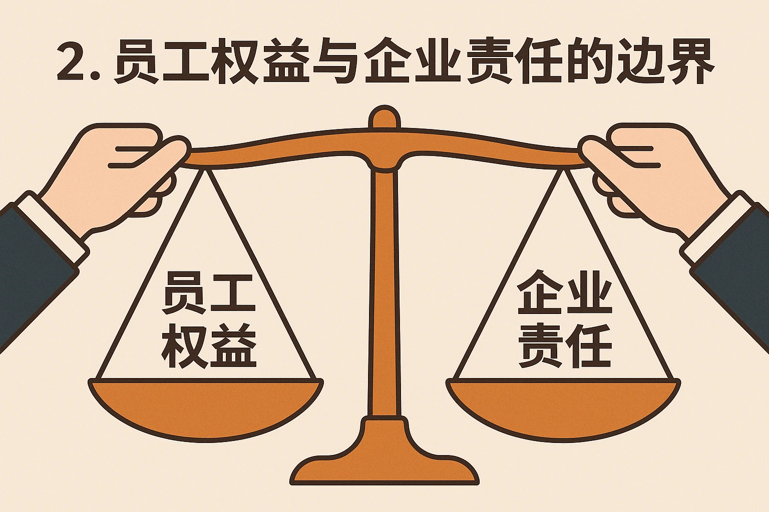 2. 员工权益与企业责任的边界