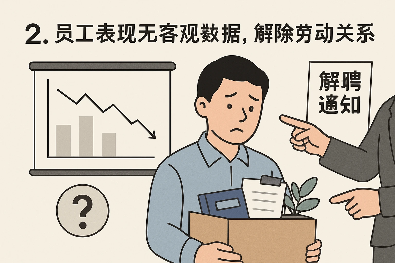 2. 员工表现无客观数据，解除劳动关系难