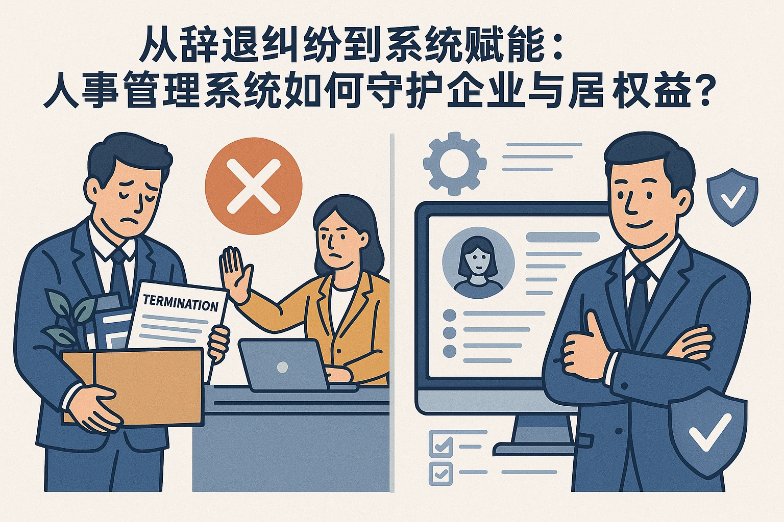 从辞退纠纷到系统赋能：人事管理系统如何守护企业与员工权益？