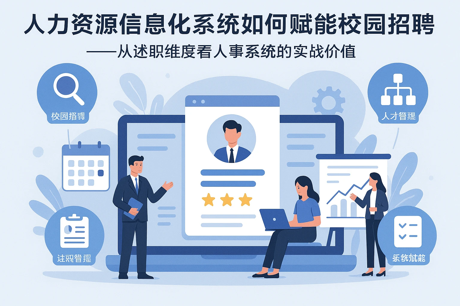 人力资源信息化系统如何赋能校园招聘与人才管理——从述职维度看人事系统的实战价值