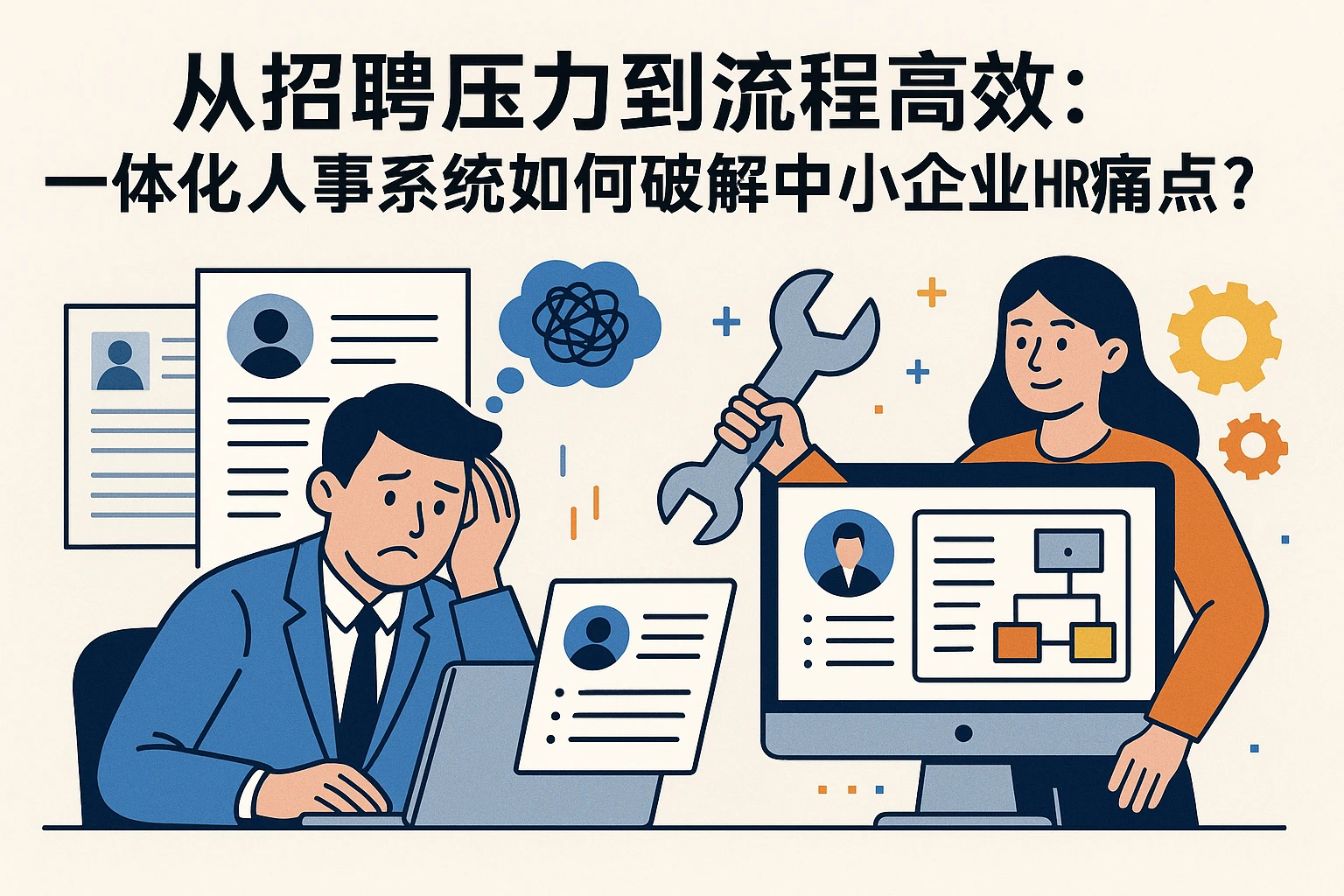 从招聘压力到流程高效：一体化人事系统如何破解中小企业HR痛点？