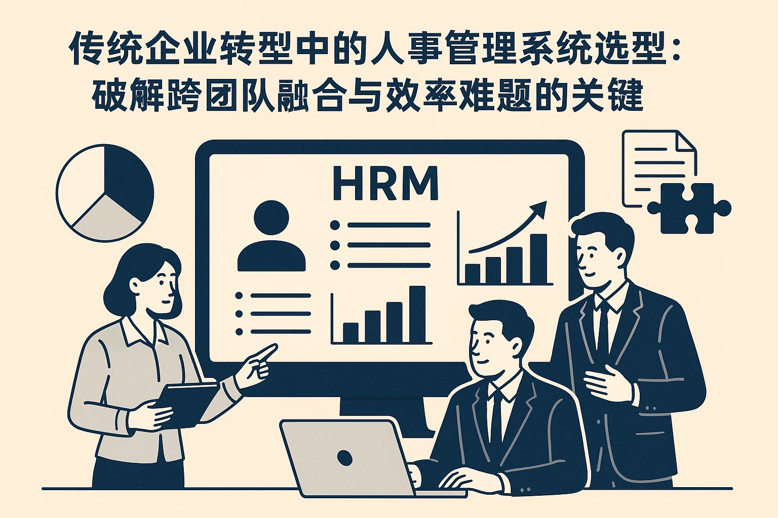 传统企业转型中的人事管理系统选型：破解跨团队融合与效率难题的关键