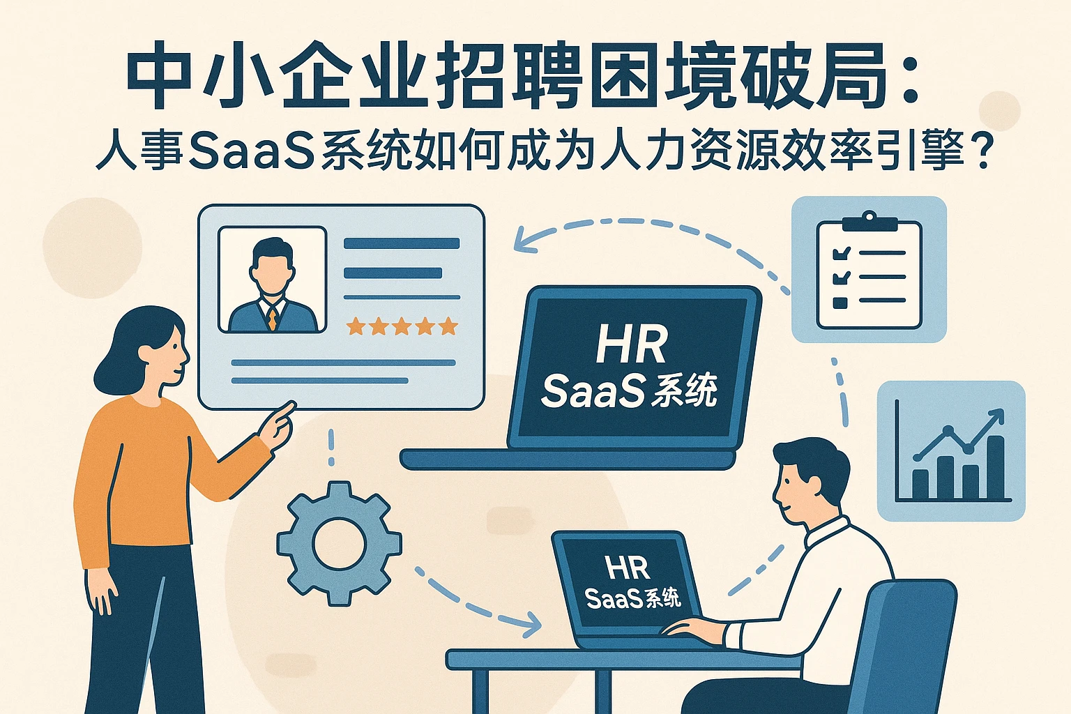 中小企业招聘困境破局：人事SaaS系统如何成为人力资源效率引擎？