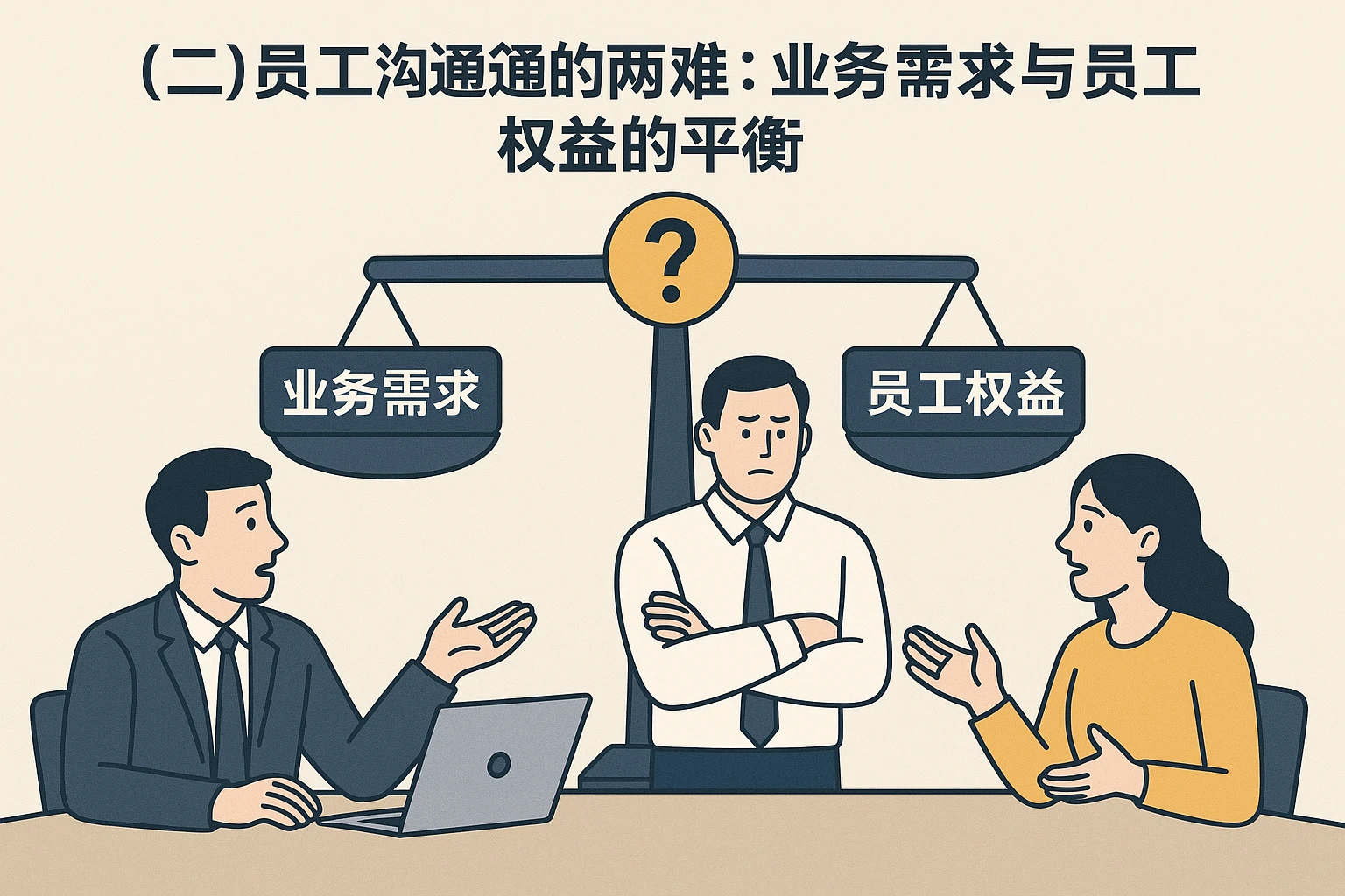 （二）员工沟通的两难：业务需求与员工权益的平衡