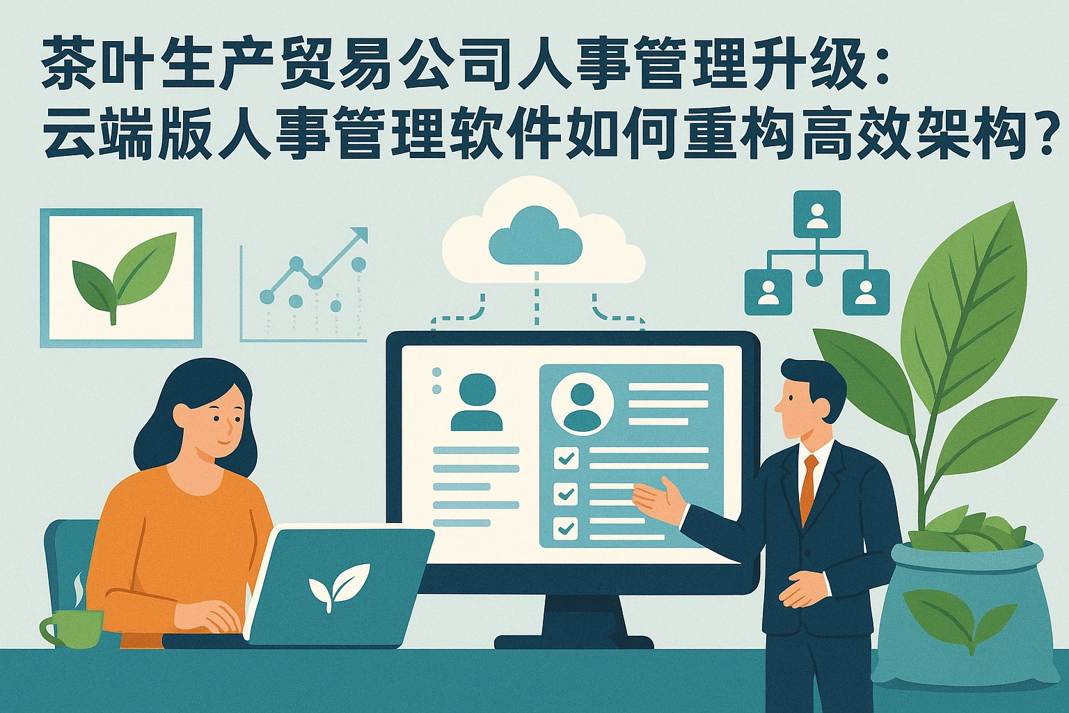 茶叶生产贸易公司人事管理升级：云端版人事管理软件如何重构高效架构？