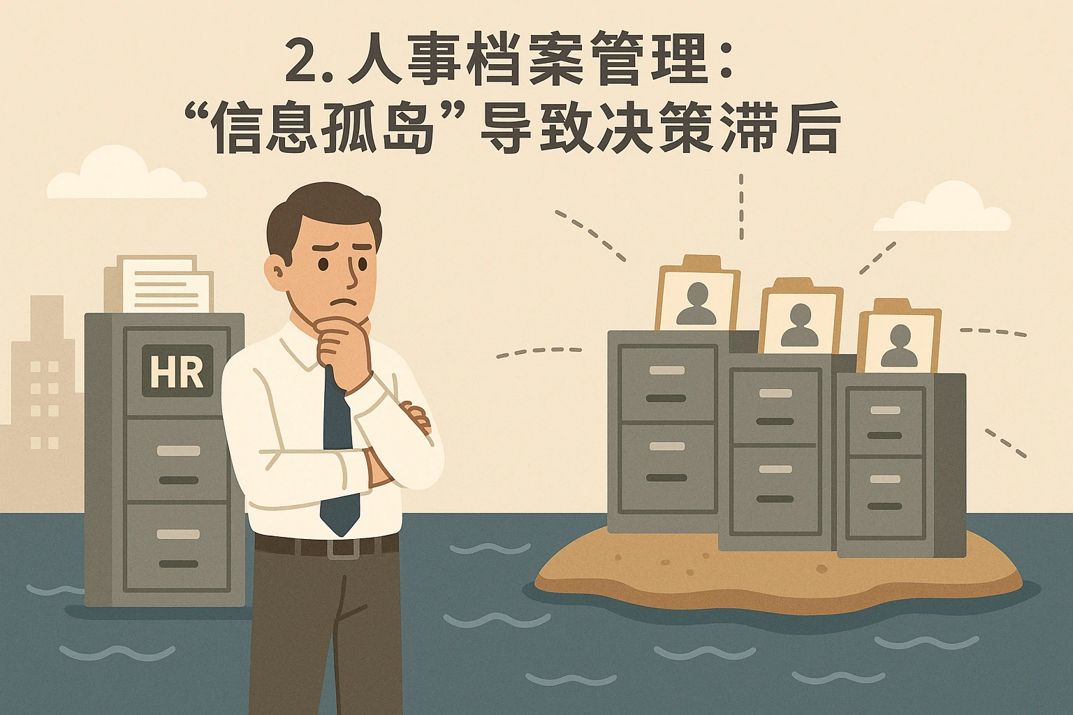 2. 人事档案管理：“信息孤岛”导致决策滞后