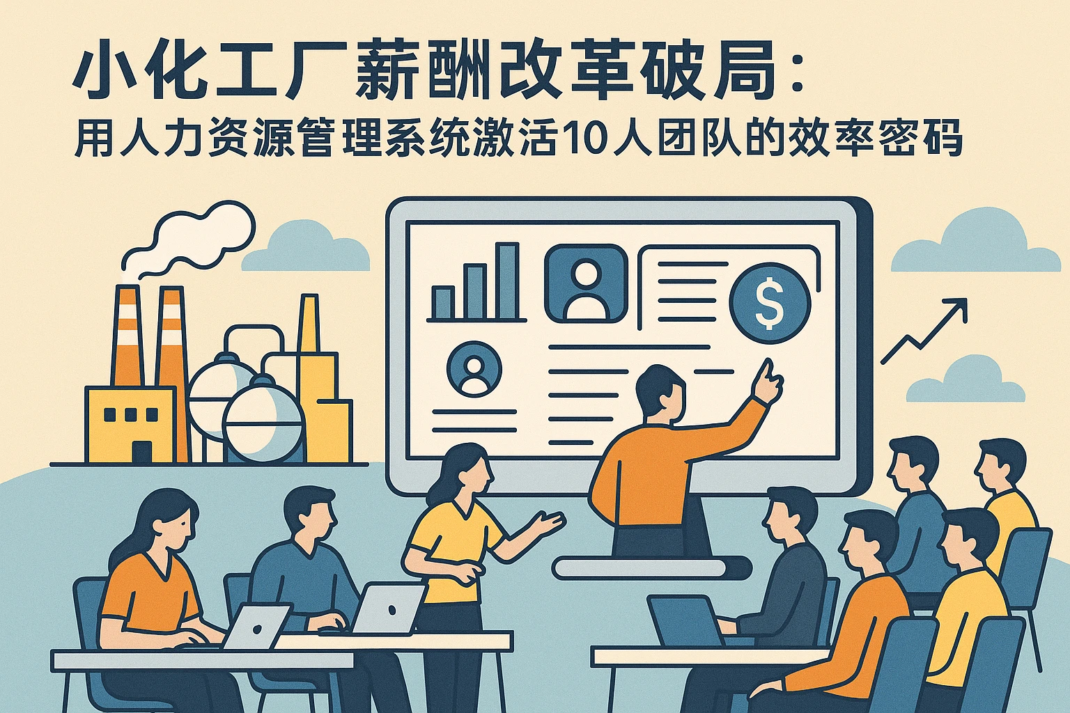 小化工厂薪酬改革破局：用人力资源管理系统激活10人团队的效率密码