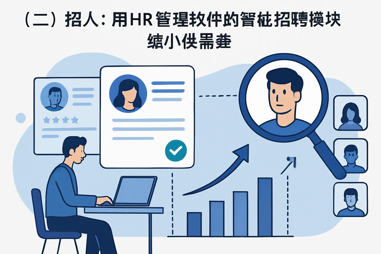 （二）招人：用HR管理软件的智能招聘模块缩小供需差
