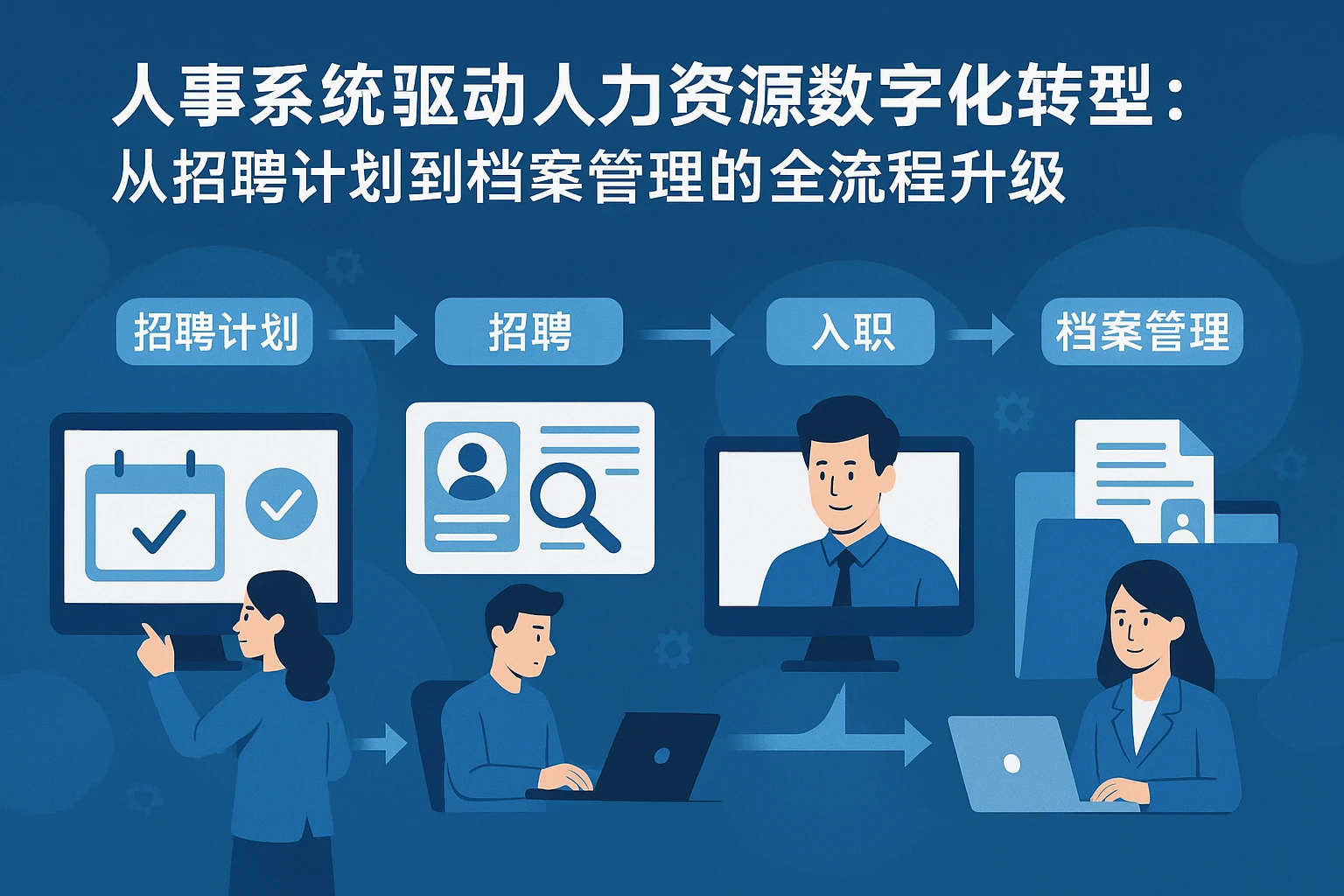 人事系统驱动人力资源数字化转型：从招聘计划到档案管理的全流程升级