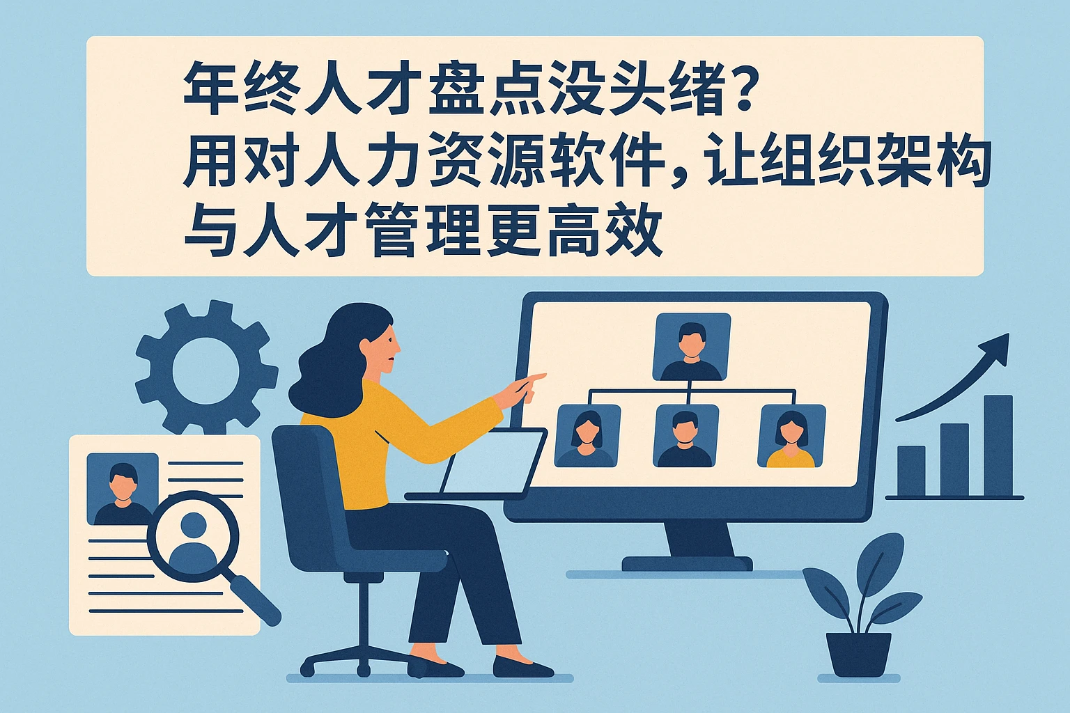 年终人才盘点没头绪？用对人力资源软件，让组织架构与人才管理更高效