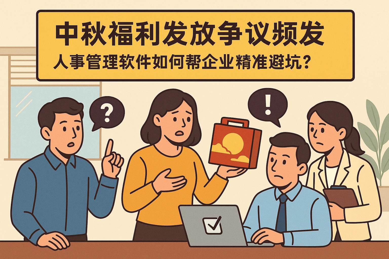 中秋福利发放争议频发，人事管理软件如何帮企业精准避坑？