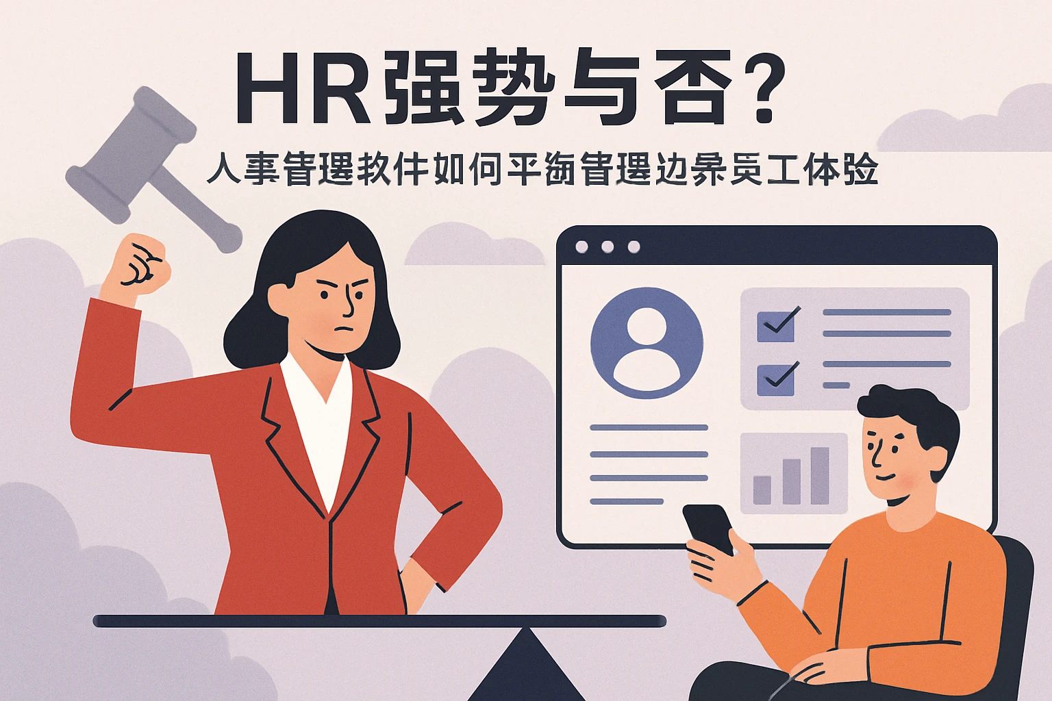 HR强势与否?人事管理软件如何平衡管理边界与员工体验
