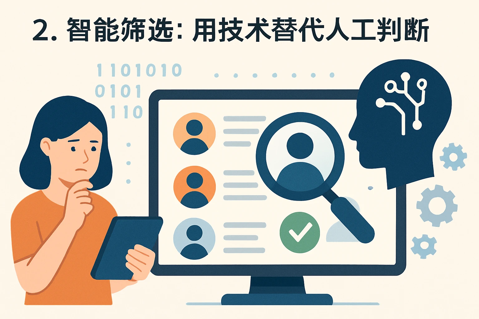 2. 智能筛选：用技术替代人工判断