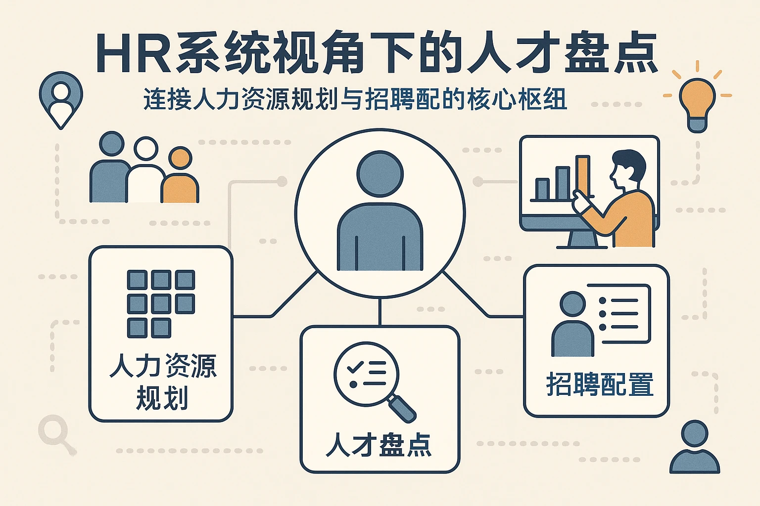 HR系统视角下的人才盘点：连接人力资源规划与招聘配置的核心枢纽