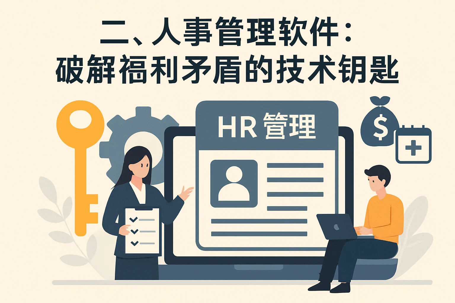 二、人事管理软件：破解福利矛盾的技术钥匙