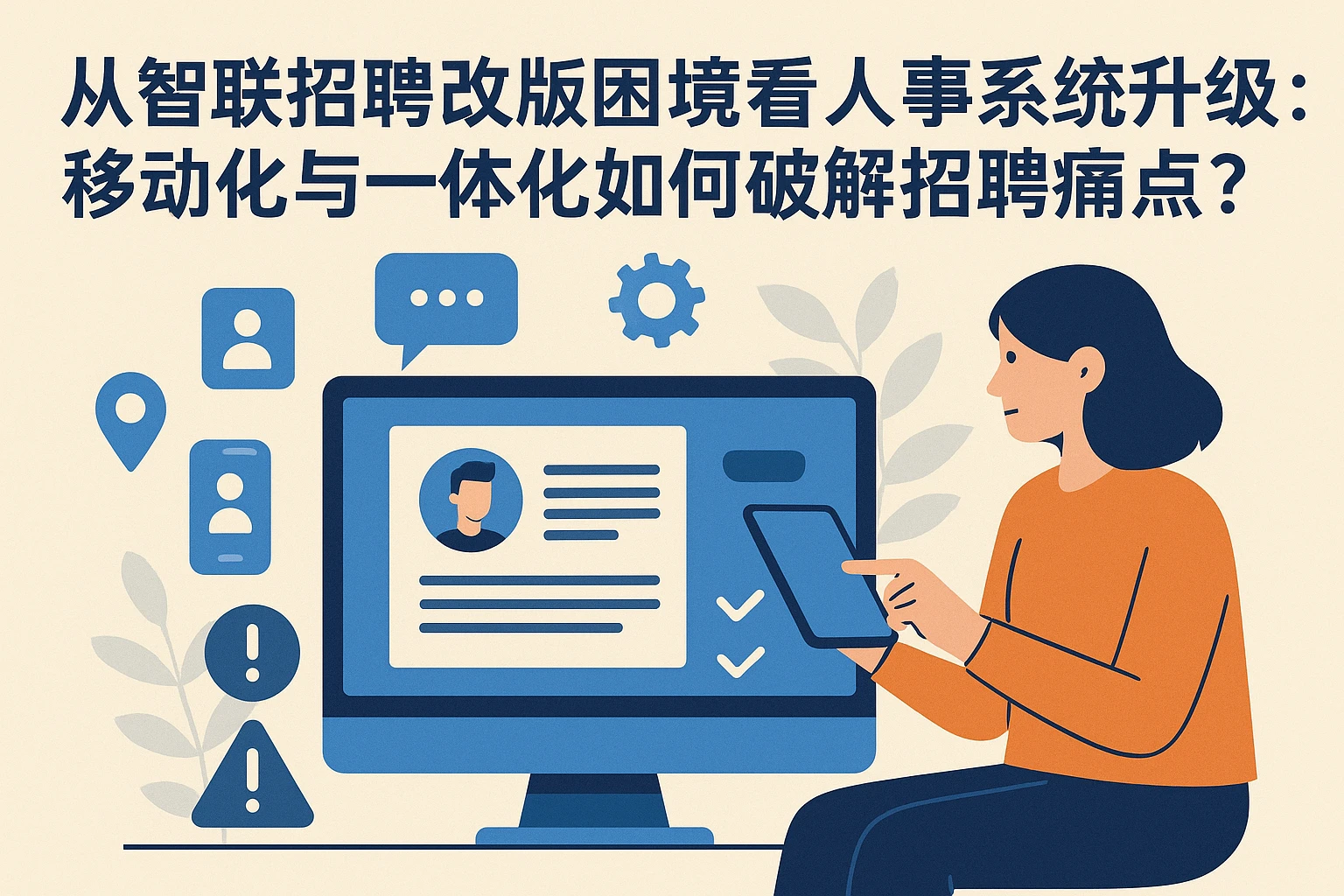 从智联招聘改版困境看人事系统升级：移动化与一体化如何破解招聘痛点？