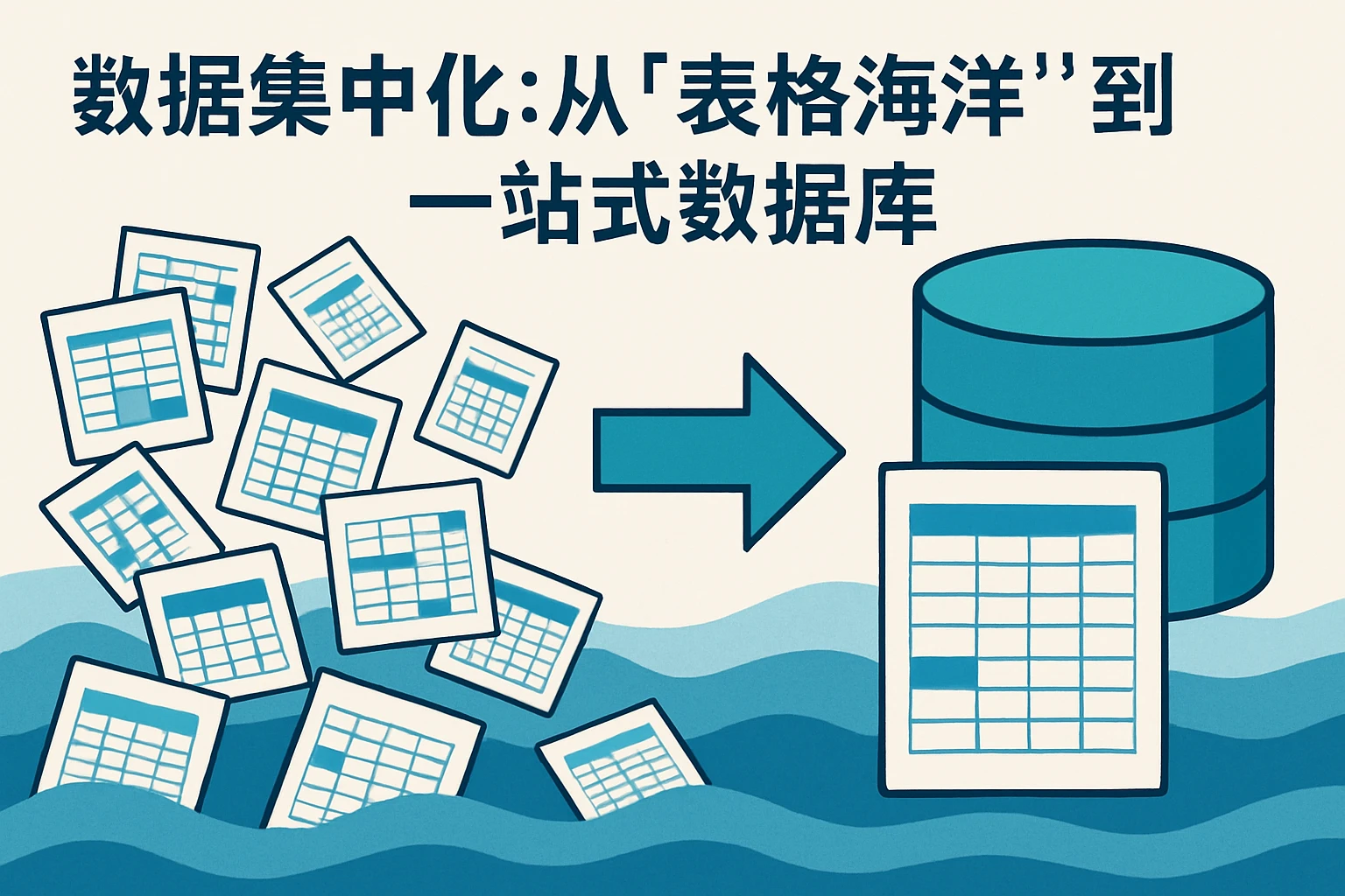 1. 数据集中化：从“表格海洋”到“一站式数据库”