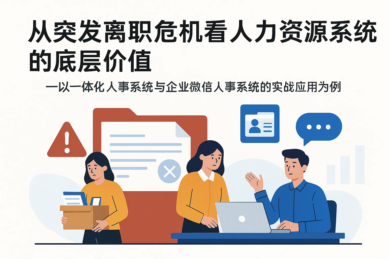 从突发离职危机看人力资源系统的底层价值——以一体化人事系统与企业微信人事系统的实战应用为例