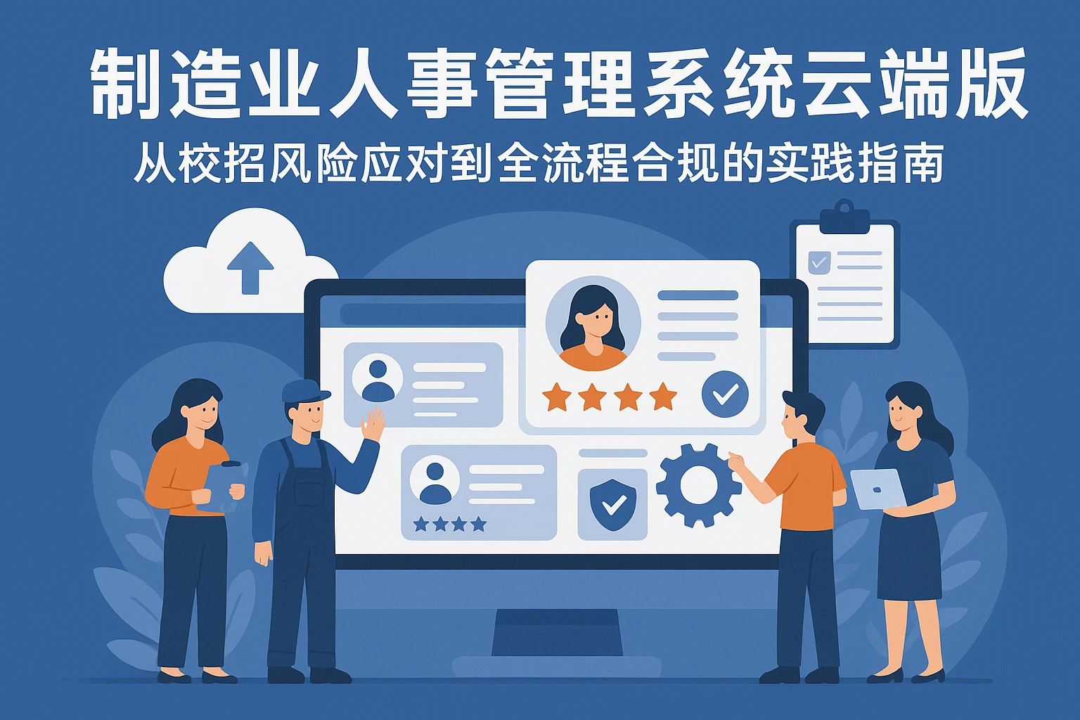 制造业人事管理系统云端版：从校招风险应对到全流程合规的实践指南