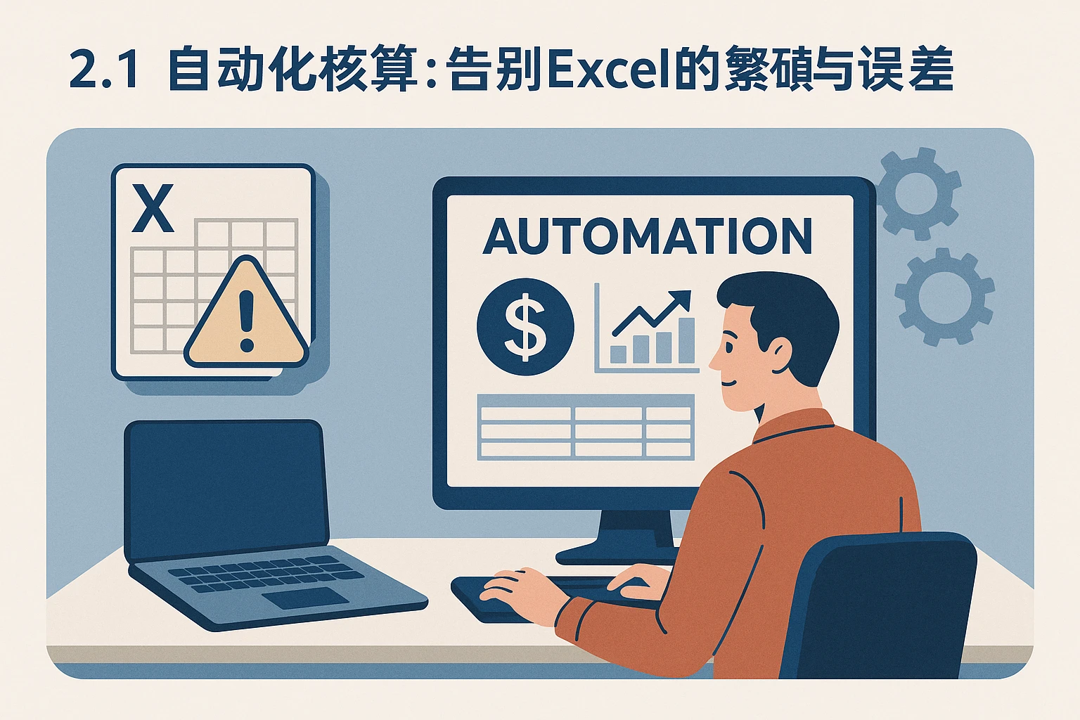 2.1 自动化核算：告别Excel的繁琐与误差