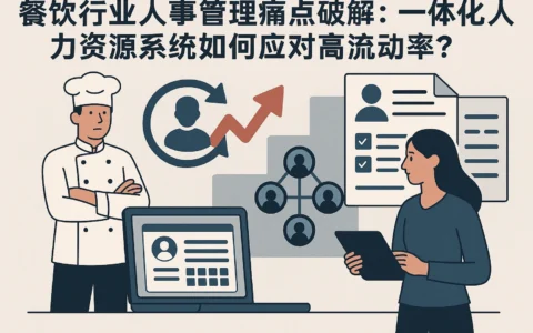 餐饮行业人事管理痛点破解:一体化人力资源系统如何应对高流动率?