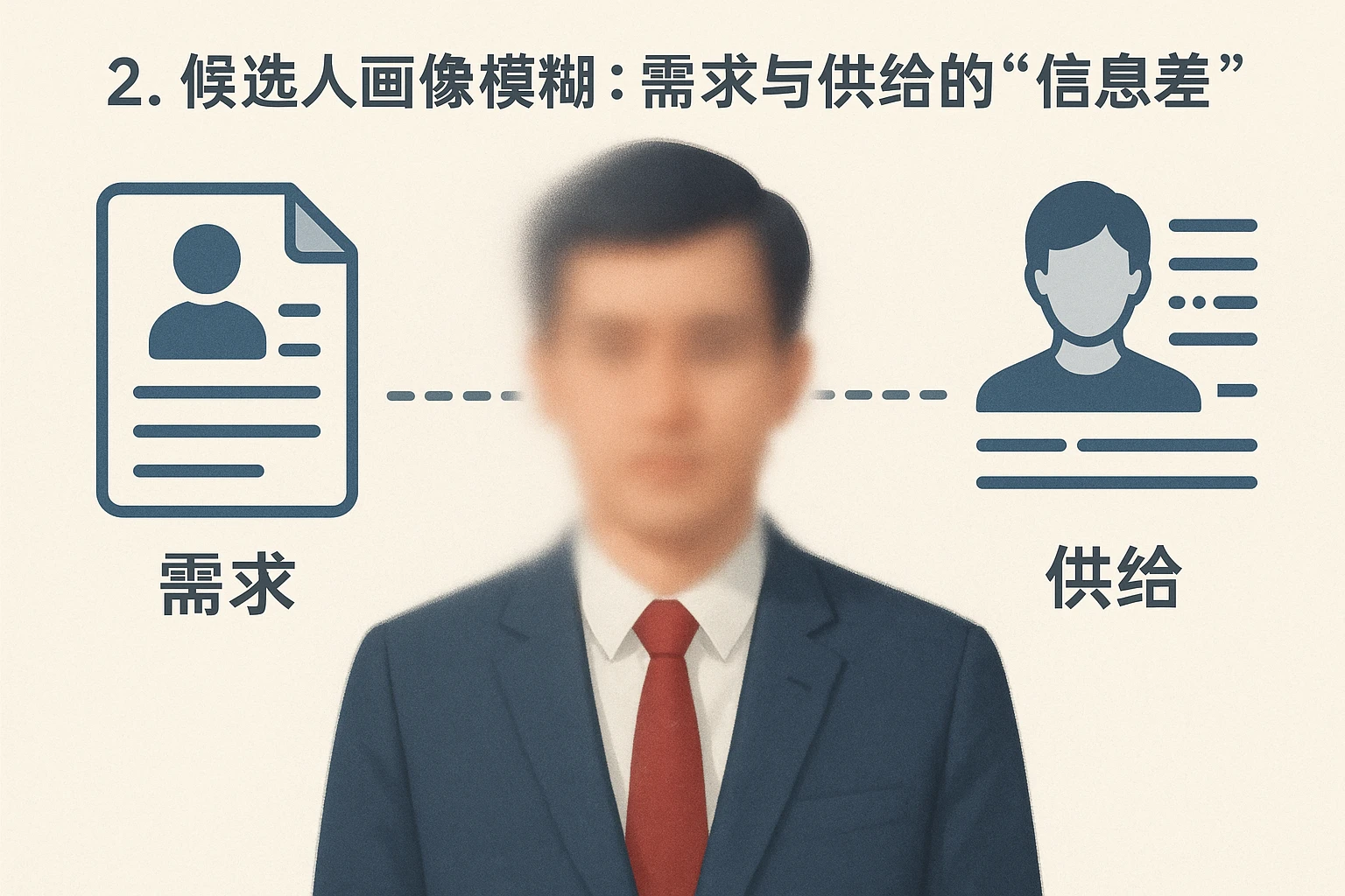 2. 候选人画像模糊：需求与供给的“信息差”