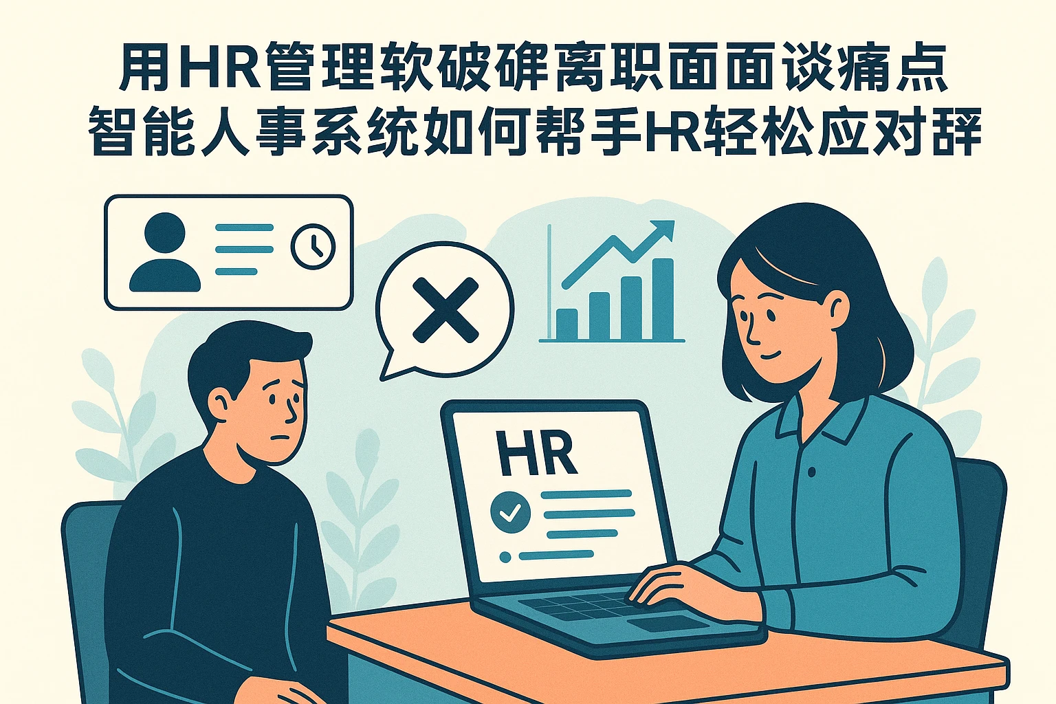 用HR管理软件破解离职面谈痛点：智能人事系统如何帮新手HR轻松应对辞退难题