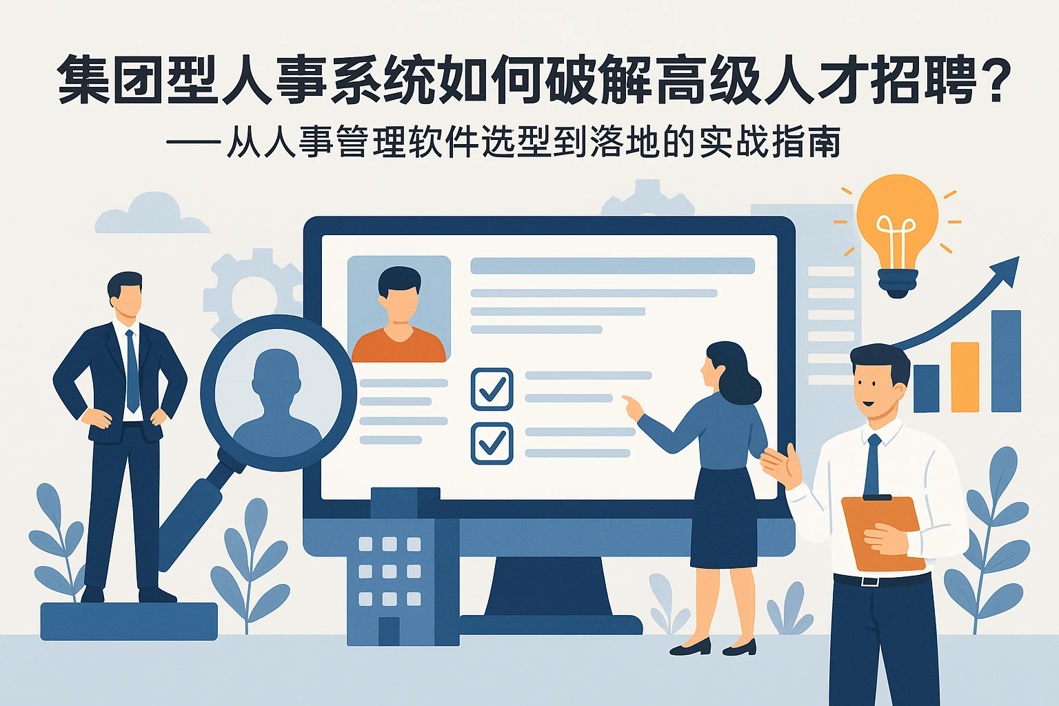 集团型人事系统如何破解高级人才招聘痛点？——从人事管理软件选型到落地的实战指南
