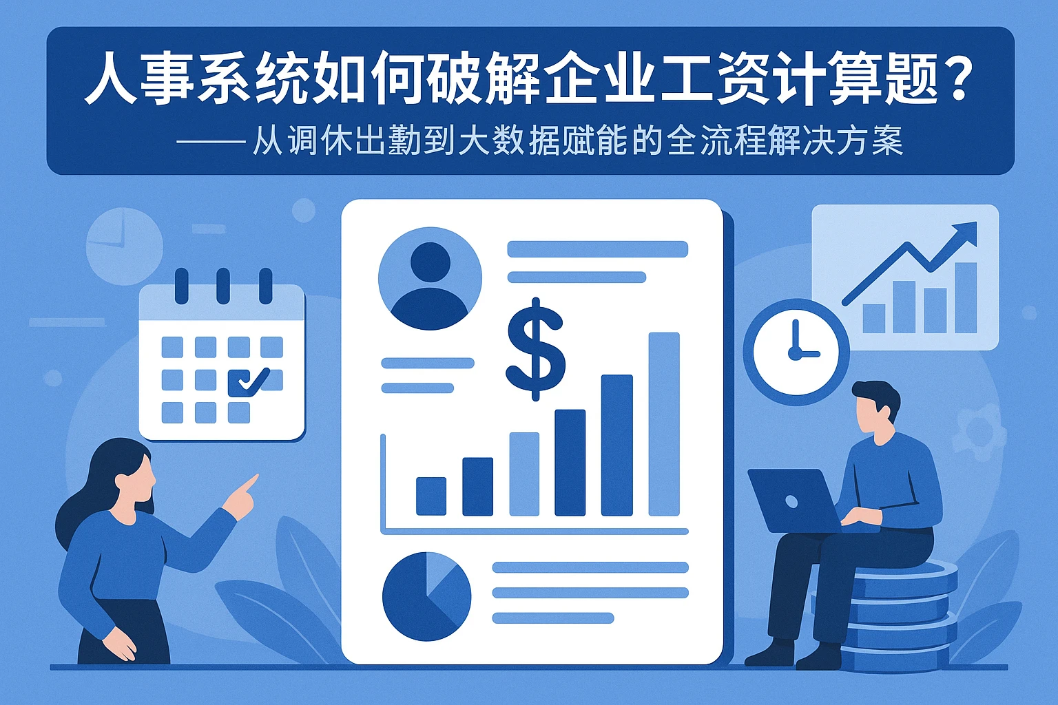 人事系统如何破解企业工资计算难题？——从调休出勤到大数据赋能的全流程解决方案