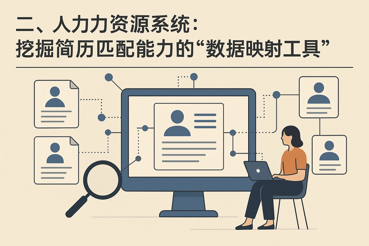 二、人力资源系统：挖掘简历匹配能力的“数据映射工具”
