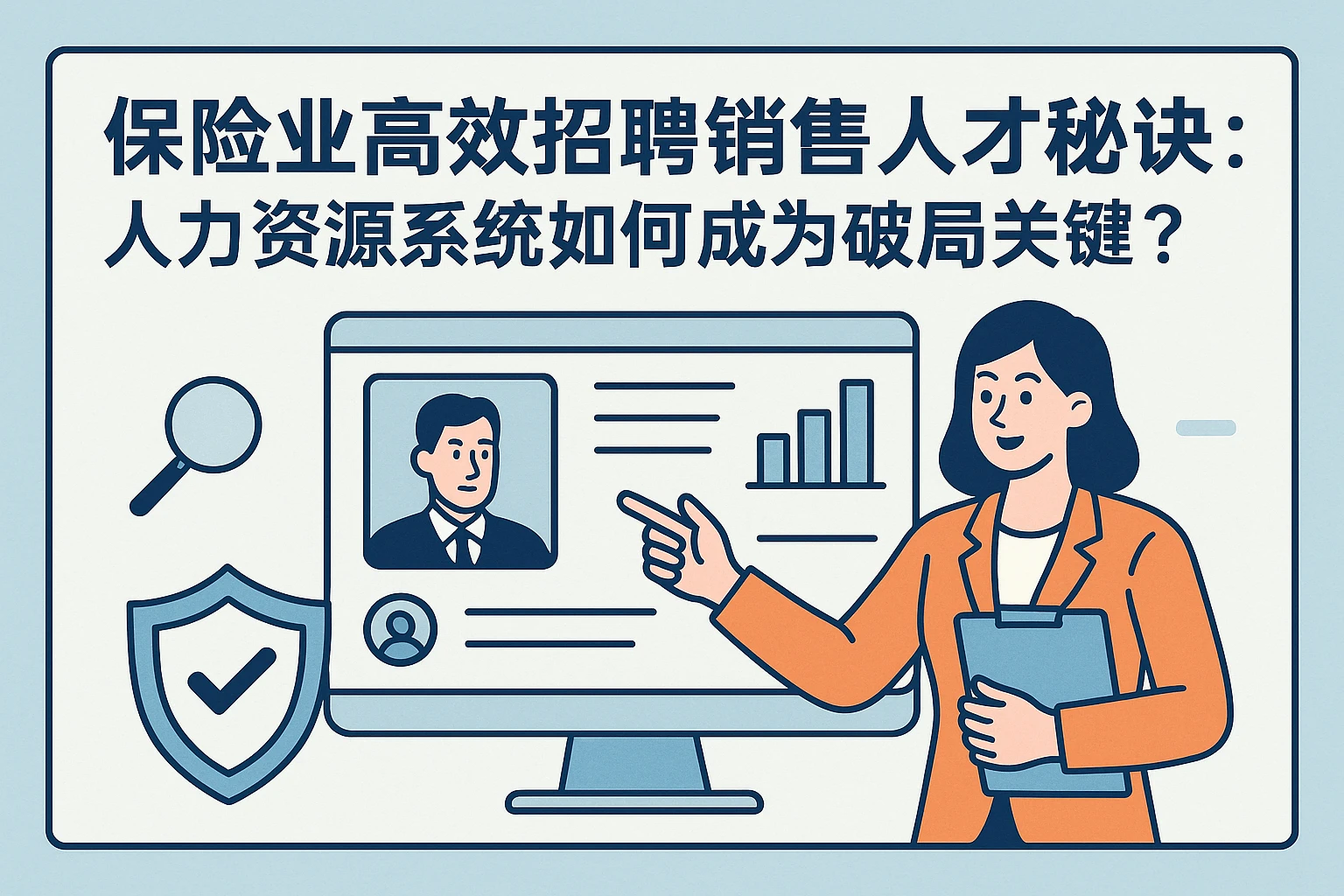 保险业高效招聘销售人才秘诀：人力资源系统如何成为破局关键？