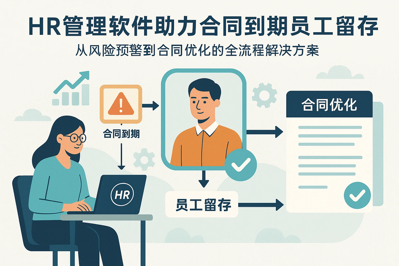 HR管理软件助力合同到期员工留存：从风险预警到合同优化的全流程解决方案