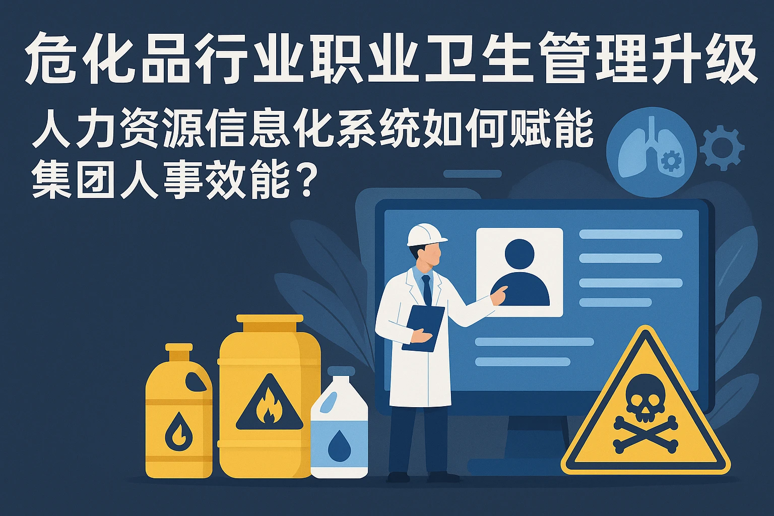 危化品行业职业卫生管理升级：人力资源信息化系统如何赋能集团人事效能？