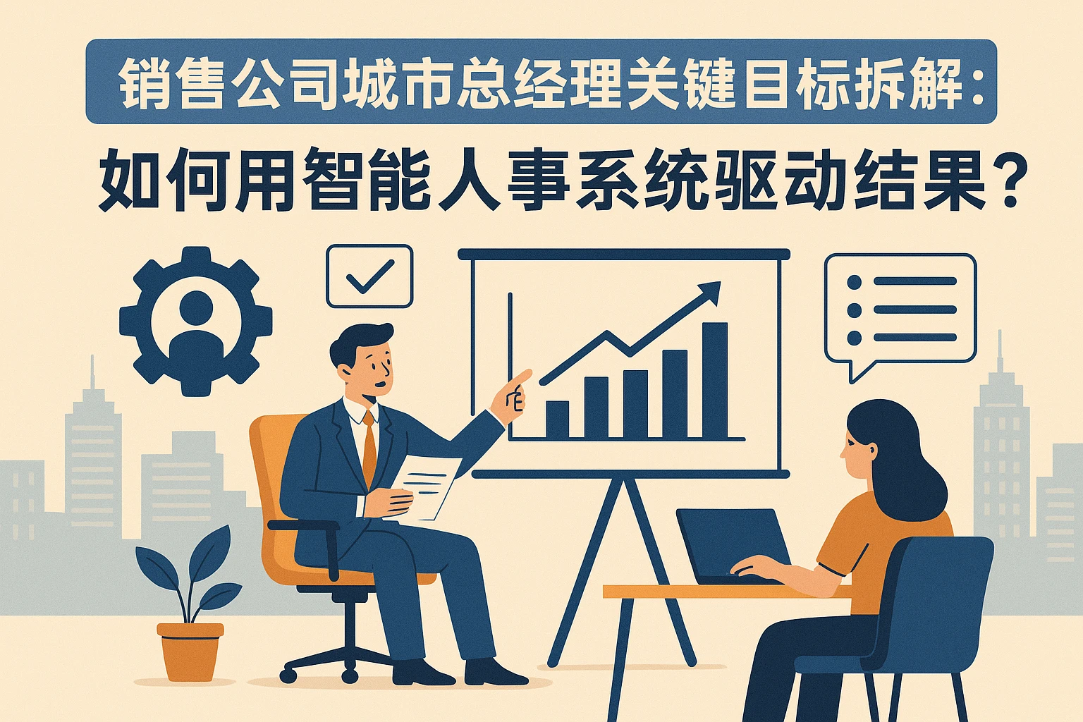 销售公司城市总经理关键目标拆解：如何用智能人事系统驱动结果？