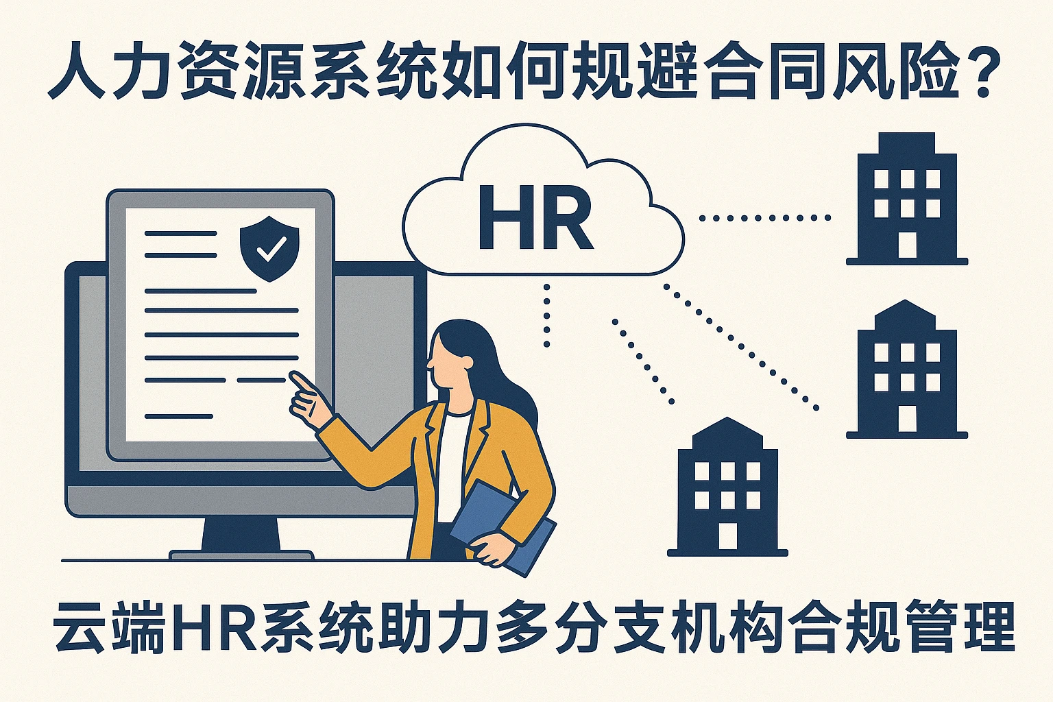 人力资源系统如何规避合同风险？云端HR系统助力多分支机构合规管理