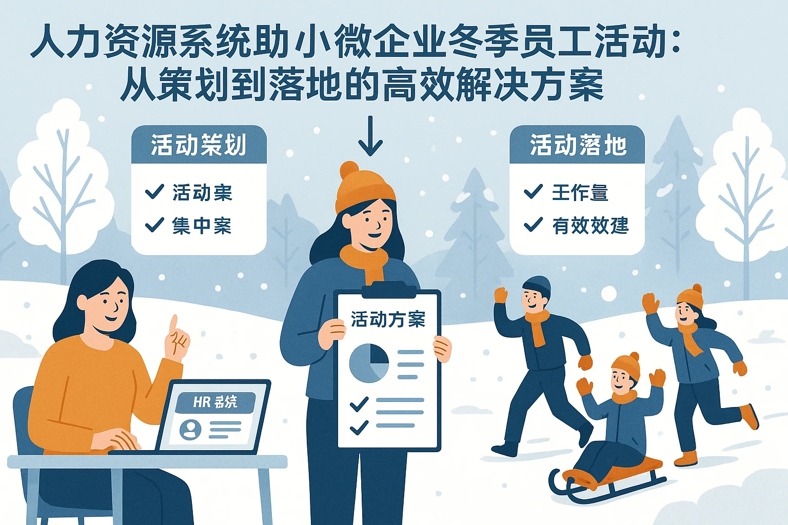 人力资源系统助力小微企业冬季员工活动：从策划到落地的高效解决方案