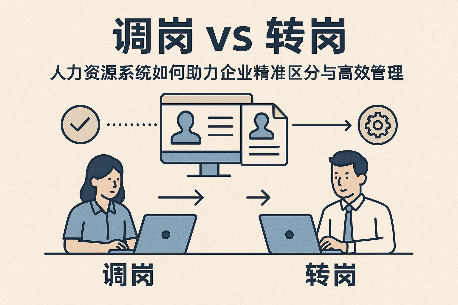 调岗vs转岗：人力资源系统如何助力企业精准区分与高效管理