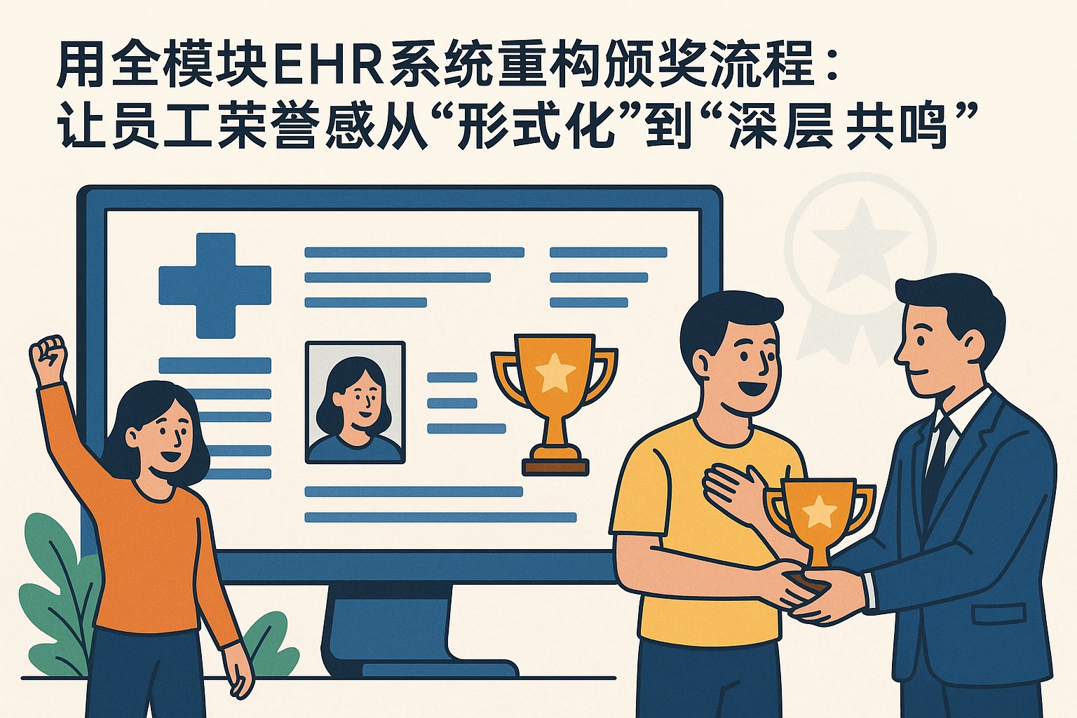 用全模块EHR系统重构颁奖流程：让员工荣誉感从“形式化”到“深层共鸣”