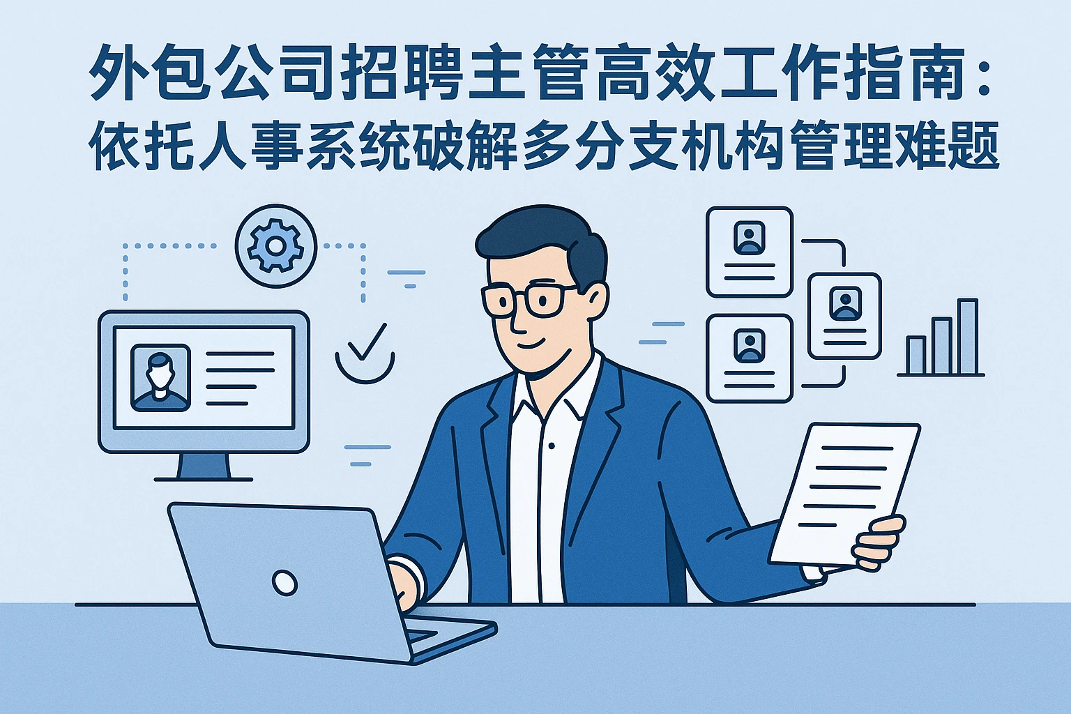 外包公司招聘主管高效工作指南：依托人事系统破解多分支机构管理难题
