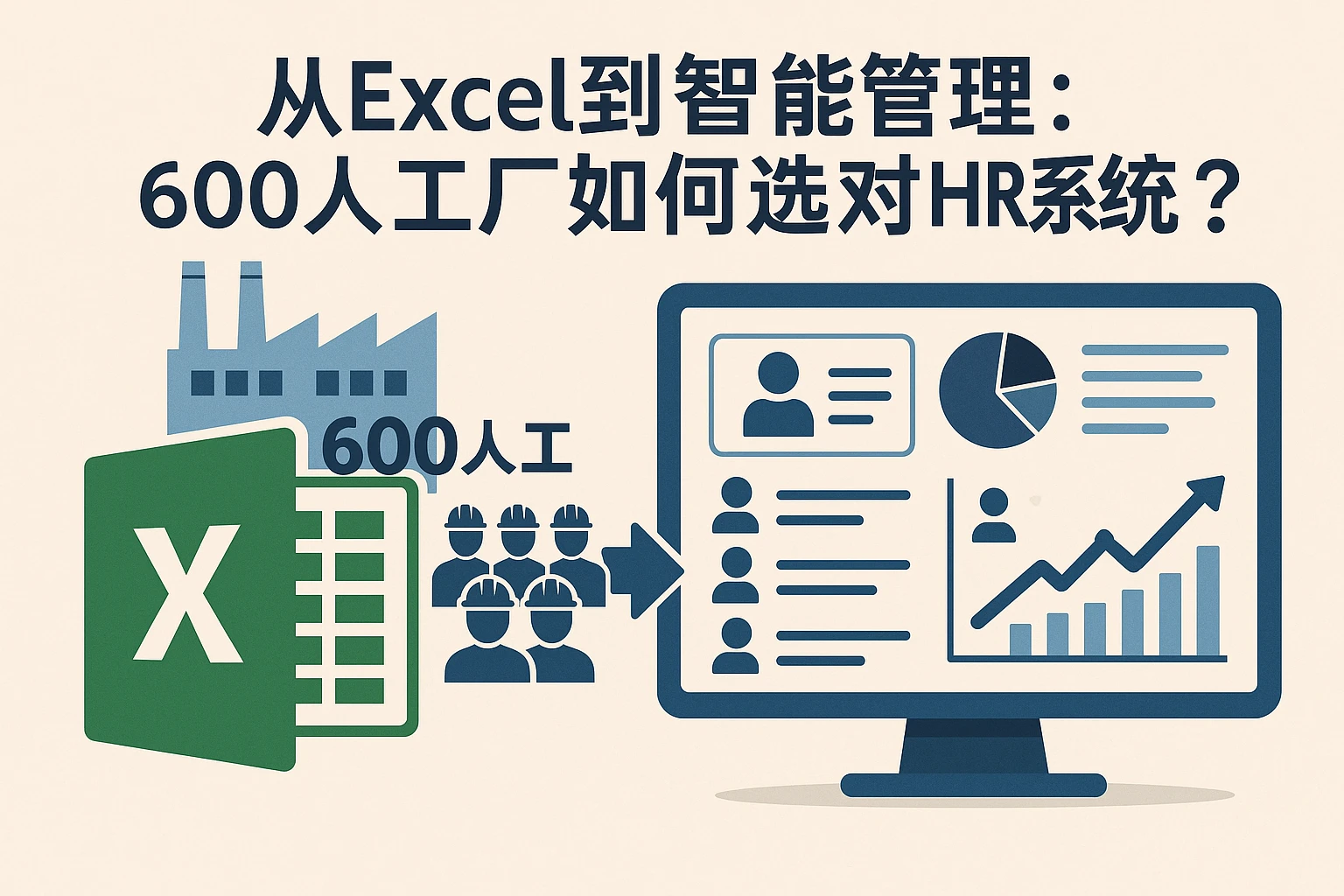 从Excel到智能管理：600人工厂如何选对HR系统？