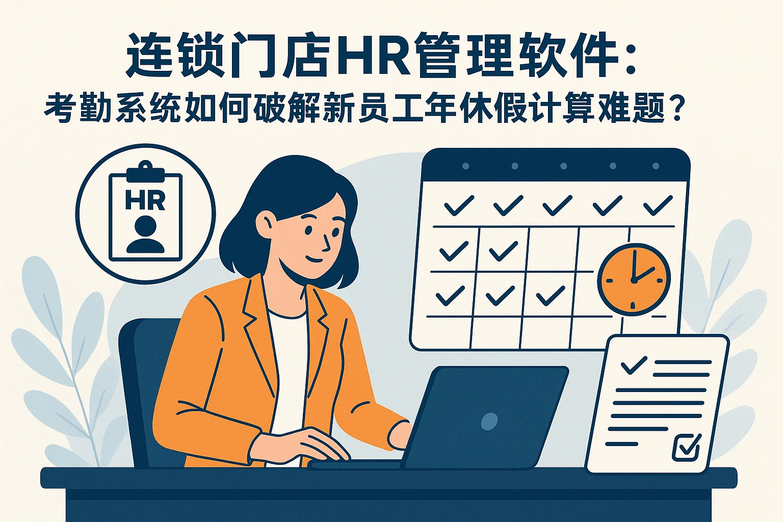 连锁门店HR管理软件：考勤系统如何破解新员工年休假计算难题？