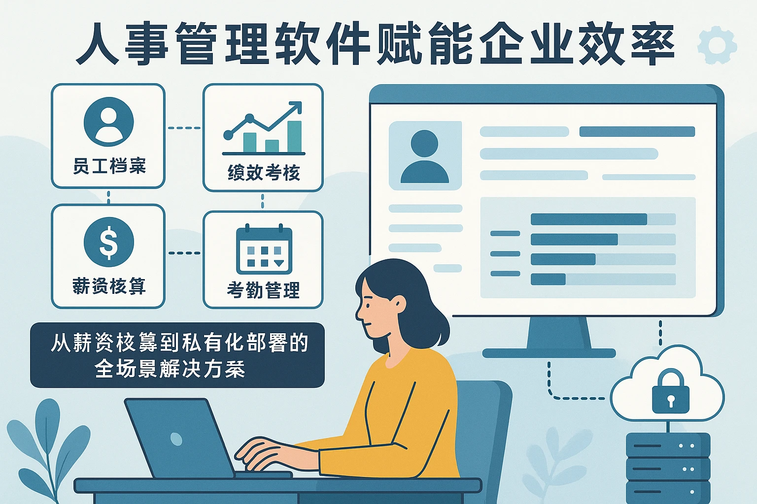 人事管理软件赋能企业效率：从薪资核算到私有化部署的全场景解决方案