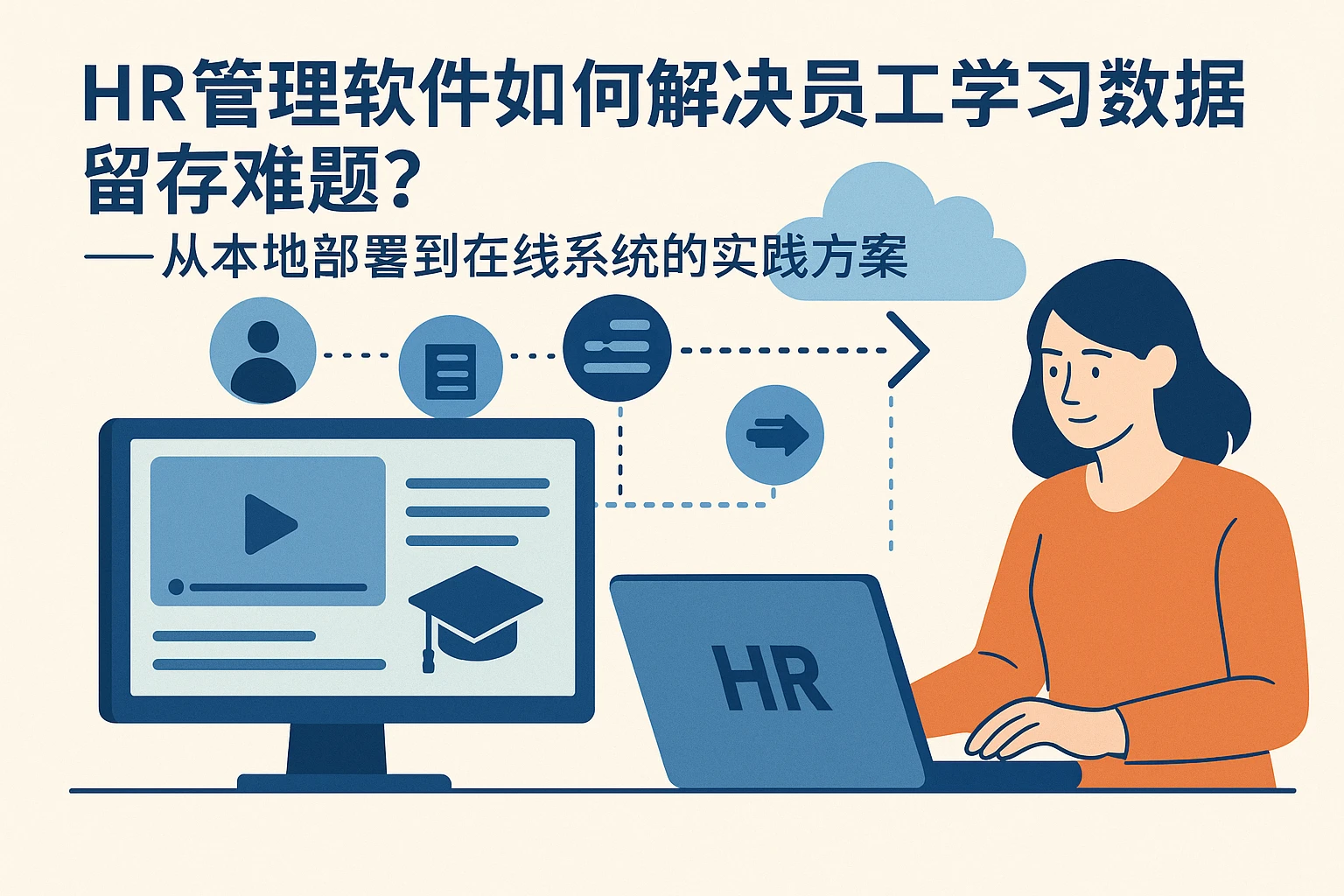 HR管理软件如何解决员工学习数据留存难题？——从本地部署到在线系统的实践方案