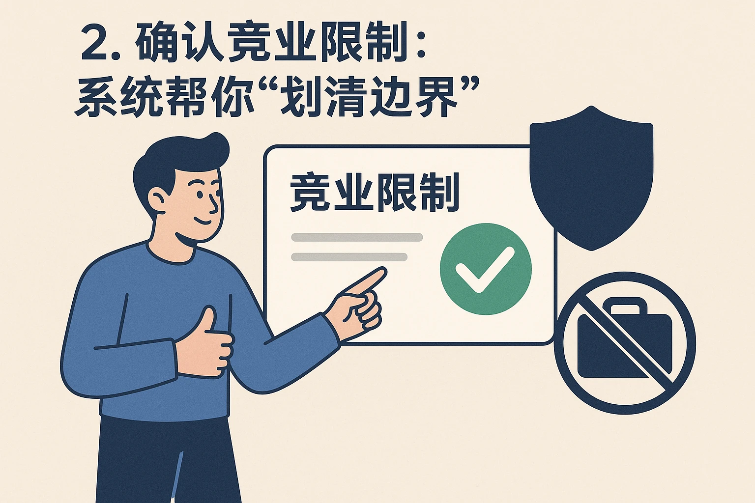 2. 确认竞业限制：系统帮你“划清边界”