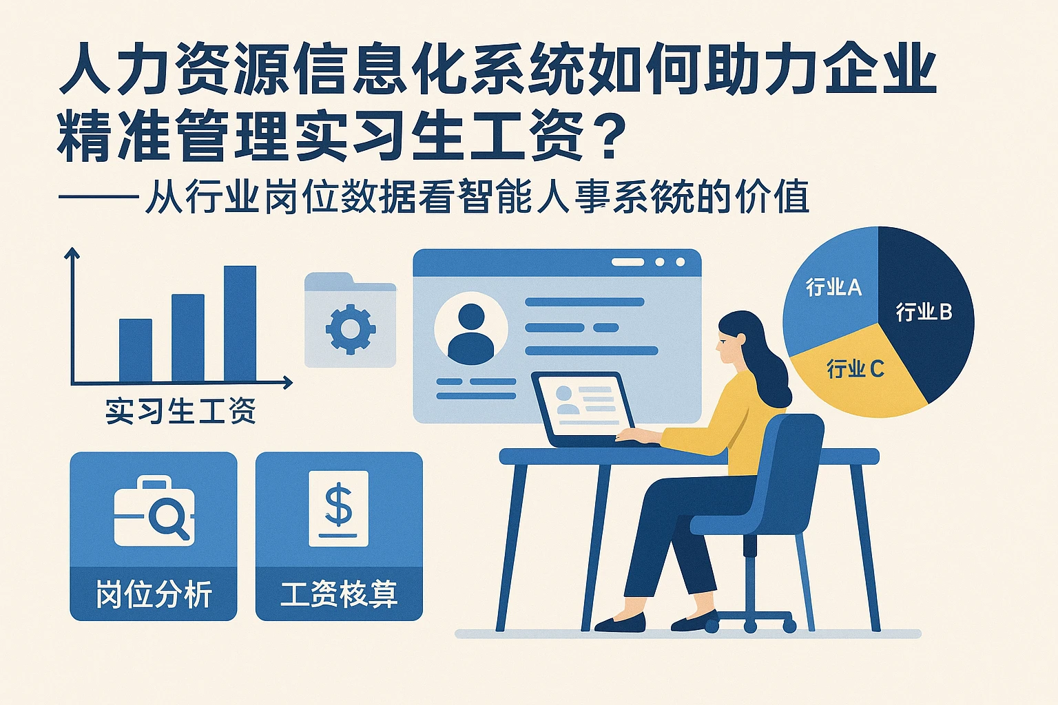 人力资源信息化系统如何助力企业精准管理实习生工资？——从行业岗位数据看智能人事系统的价值